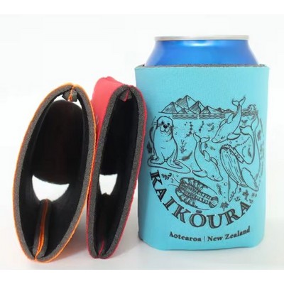 12 oz Foam Can Cooler – Full Color Dye Sublimated Beverage Insulator for Promotions